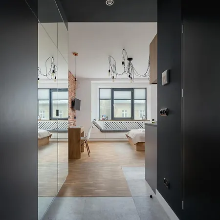 Stylowe Na Kazimierzu Z Miejscem Do Pracy By Renters Lägenhet Kraków