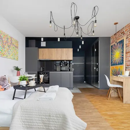Stylowe Na Kazimierzu Z Miejscem Do Pracy By Renters Lägenhet *